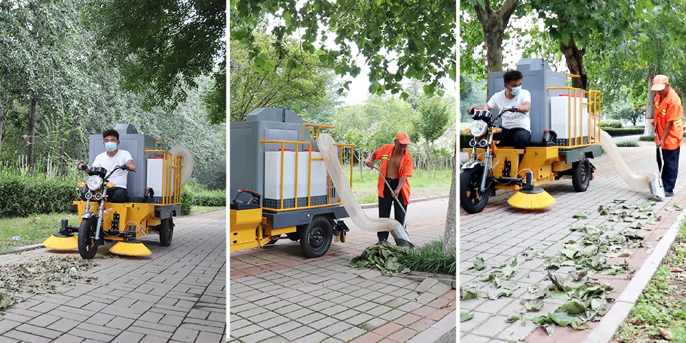 小型三輪樹(shù)葉收集車