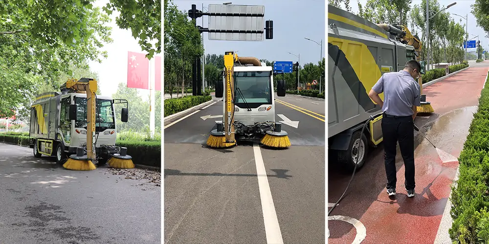 電動(dòng)樹(shù)葉收集車