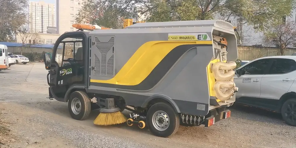 純電動(dòng)洗掃車，小型電動(dòng)洗掃車，洗掃車，馬路洗掃車，電動(dòng)洗掃車小型