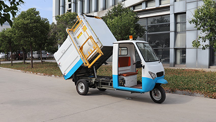 側(cè)裝式垃圾清運車BY-L25工作模式