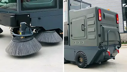 純電動(dòng)掃地車BY-S20工作模式