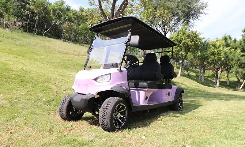 純電動高爾夫球車：綠色出行，舒適智能，適應多場景需求