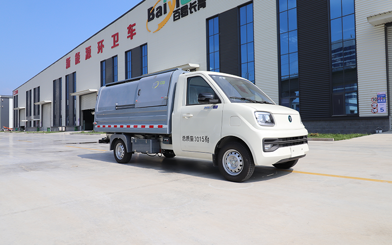 純電動(dòng)自卸式垃圾車BY-LF3000