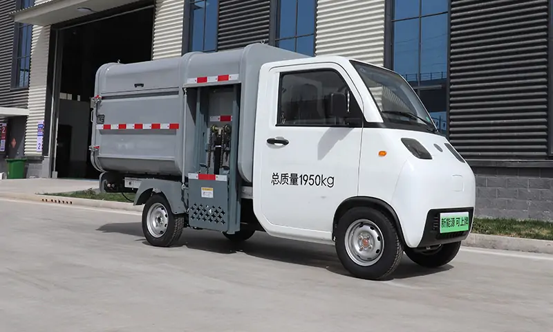 新能源自裝卸垃圾清運車：靈活、時尚、實用的新型垃圾清運裝備