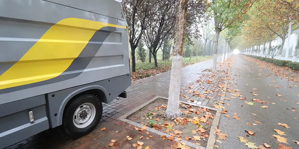 純電動樹葉收集車,樹葉收集車,落葉收集車,電動落葉收集車